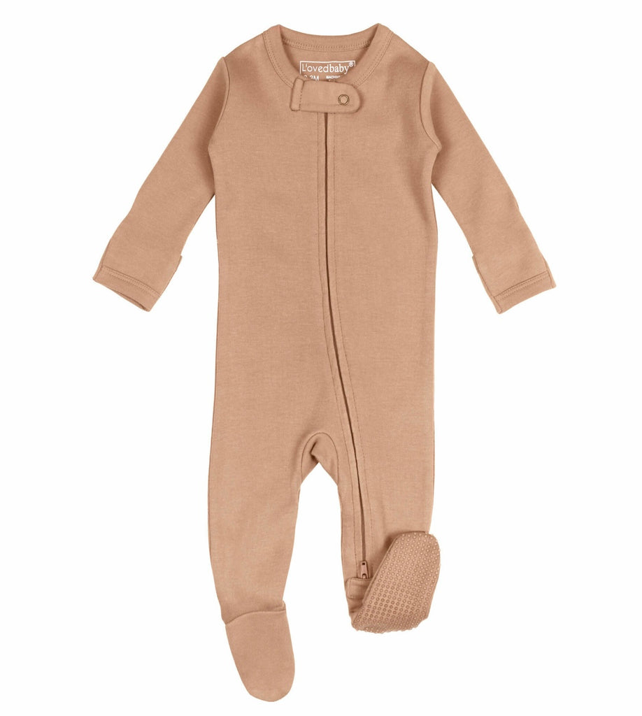 Organic Zipper Footie Pajama