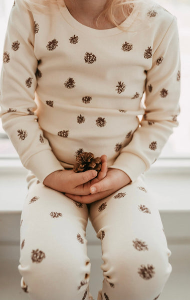 Kids Printed Fall PJ Set